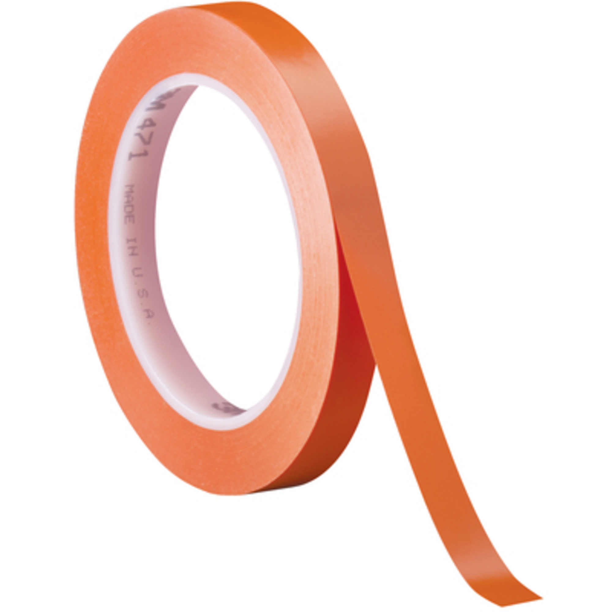 3M, 1/4in. x 36 yds. Orange 3M Vinyl Tape 471 144/CS, Model# T961471O